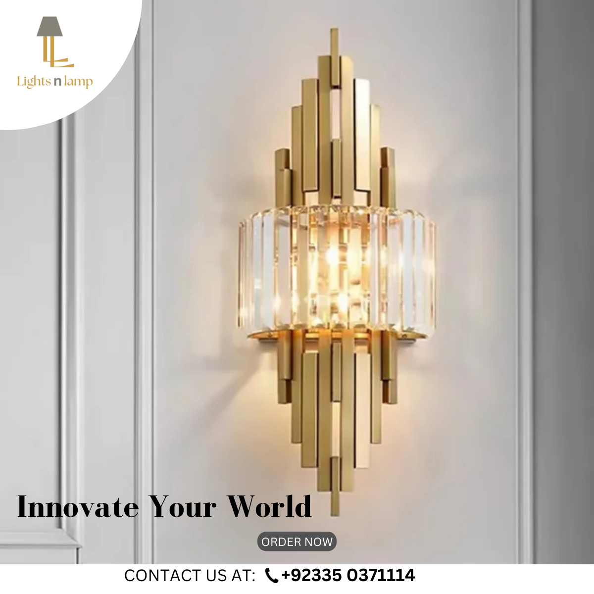 LUXURY CRYSTAL WALL LIGHT Lights n Lamp
