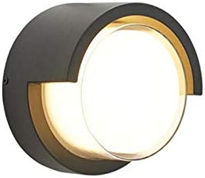 ROUND LED OUTDOOR WALL LIGHT – Lights n Lamp