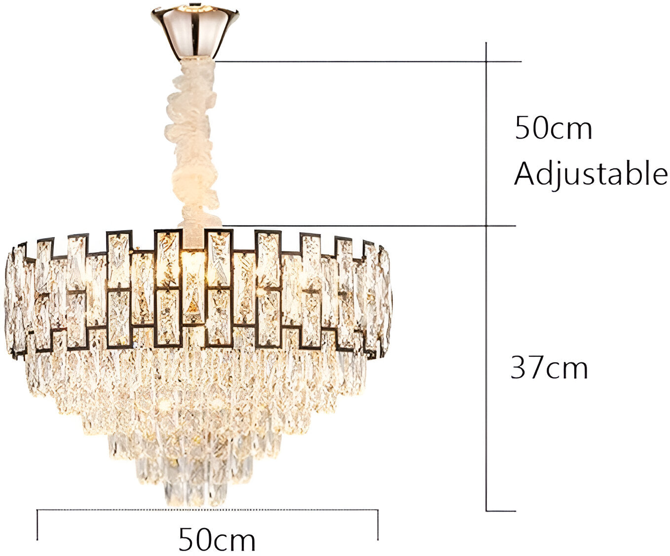 MODERN CRYSTAL CHANDELIER