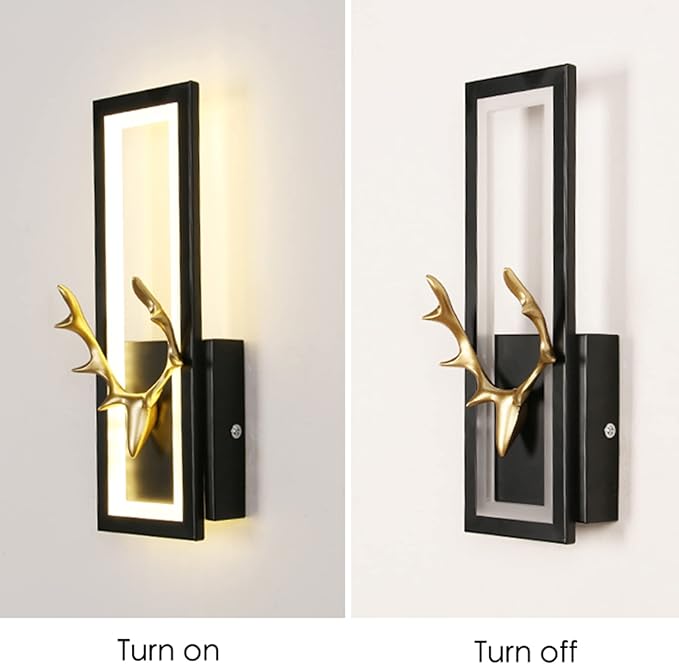 MODERN ANTLER DECORATIVE WALL LAMP