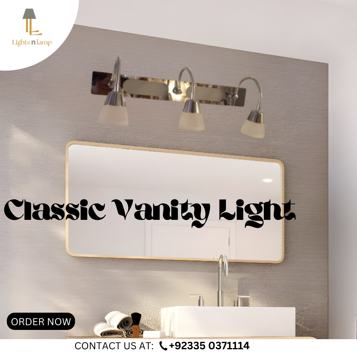 BATHROOM VANITY FRONT LIGHT