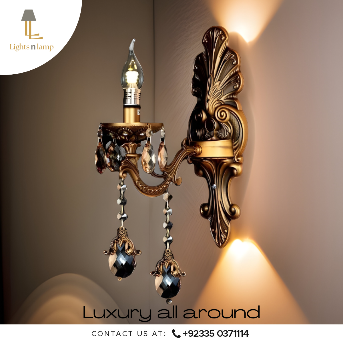 LUXURY TRADITIONAL WALL LAMP