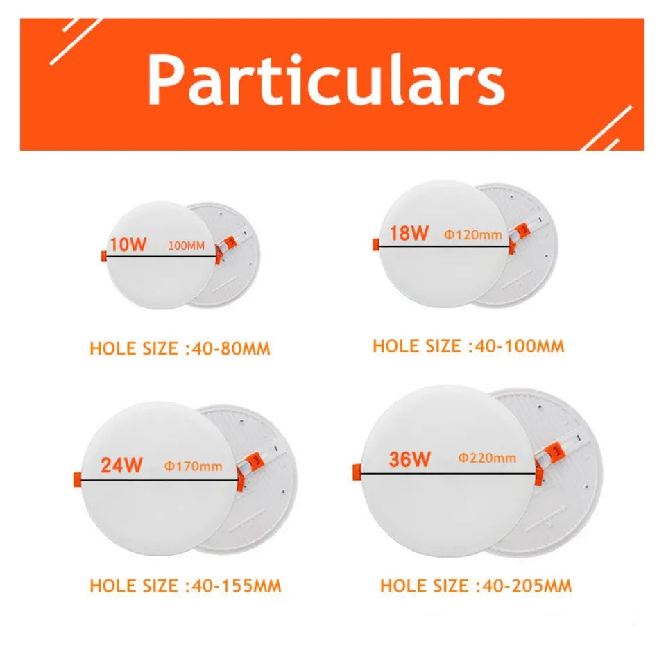 Ultra Thin Round LED Panel Light