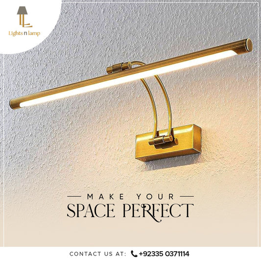 TRADITIONAL AND ELEGANT GOLD MIRROR LIGHT