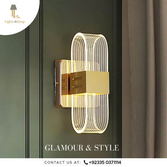 GOLD WALL SCONCE