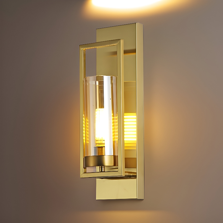 MODERN LONG GLASS WALL LAMP