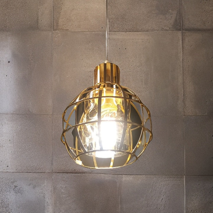 GOLD CLUSTERED GLOBE LIGHT